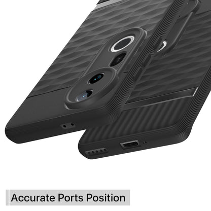 Pikkme Vivo T4 Ultra 5G Shockproof Soft Flexible Gencase Back Cover (Black)