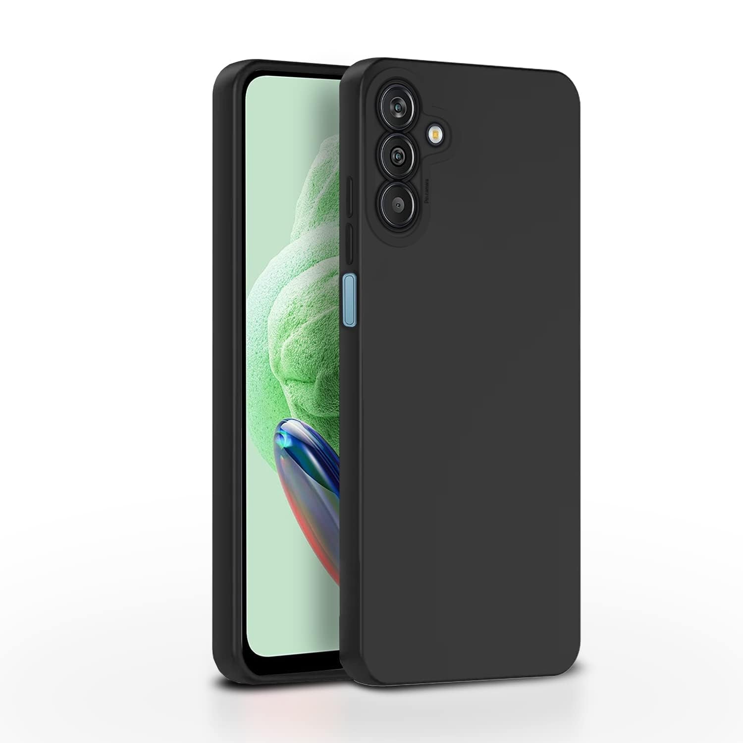 Pikkme black phone cover for Samsung M13 4G