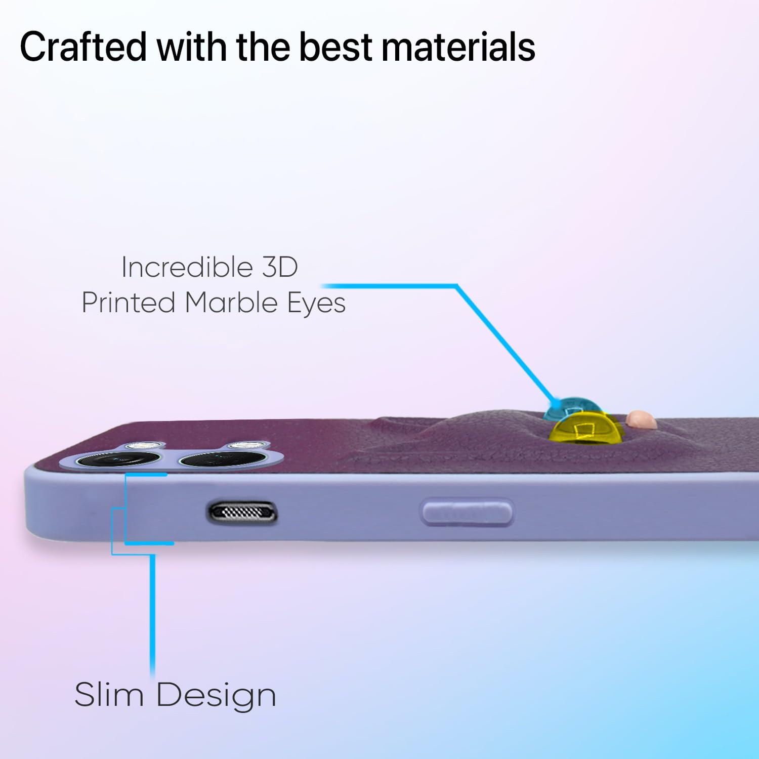 Pikkme OnePlus Nord 3 5G Kitty Back Cover (Purple)