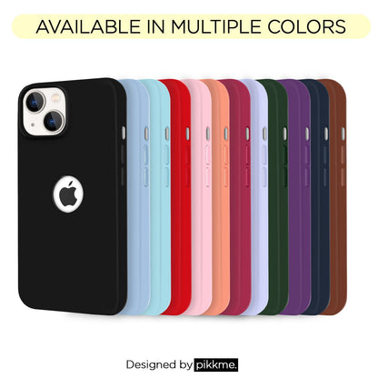 Pikkme iPhone 13 Super Soft Silicone Back Cover (Red)