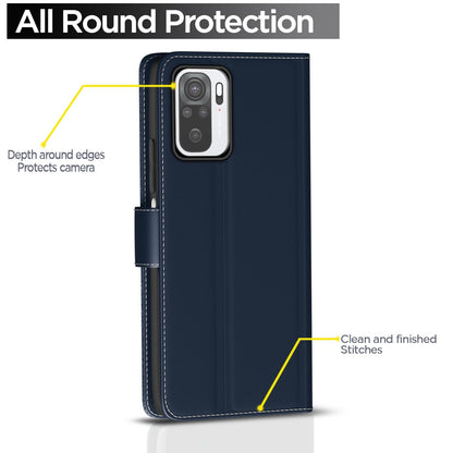 Redmi Note 10/10s/11 SE flip case in blue by Pikkme – photo 4