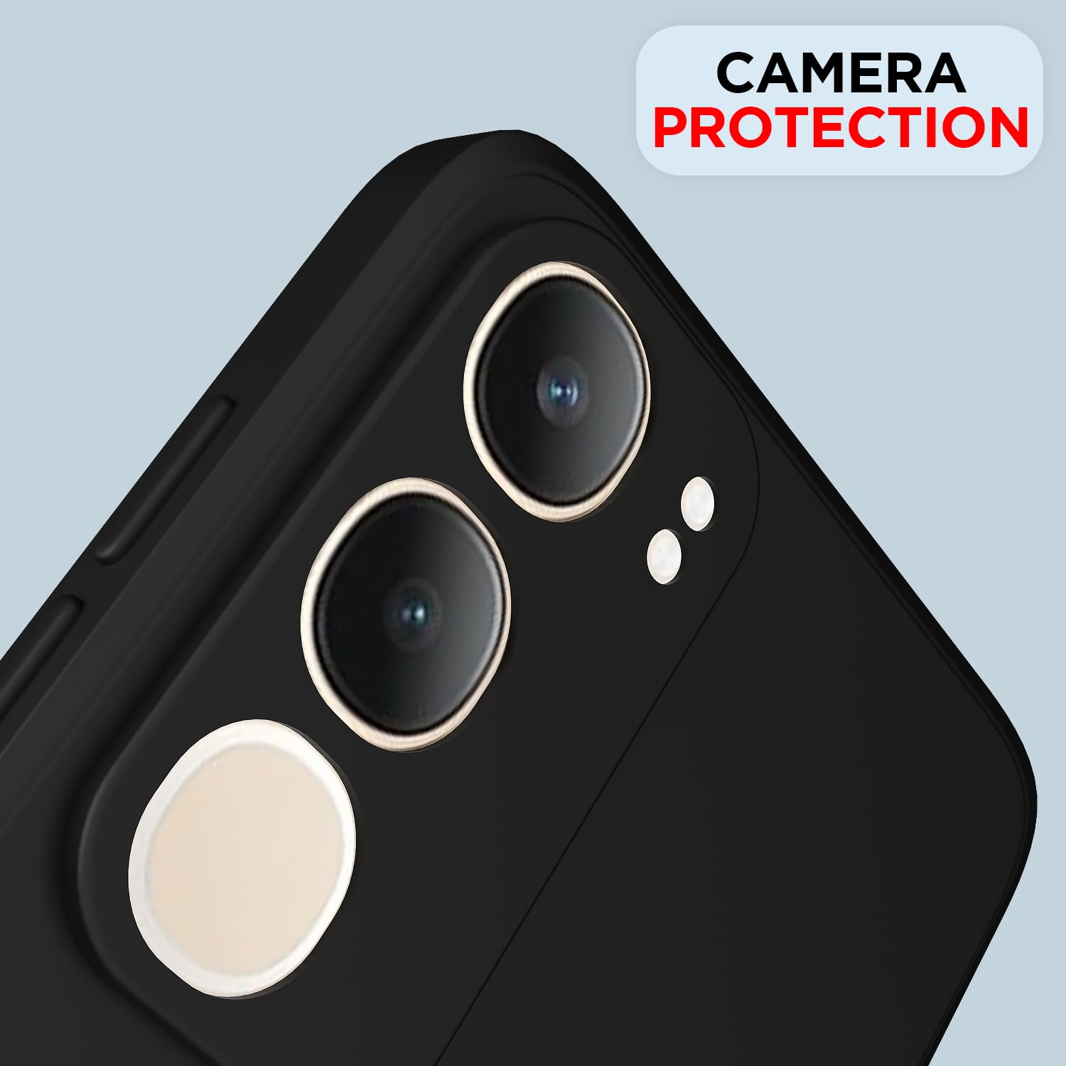 Black phone cover for Vivo Y19s/Y29 5G – Pikkme – photo 5
