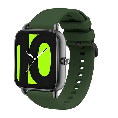 Pikkme Black Hook Strap Compatible (Olive Green)