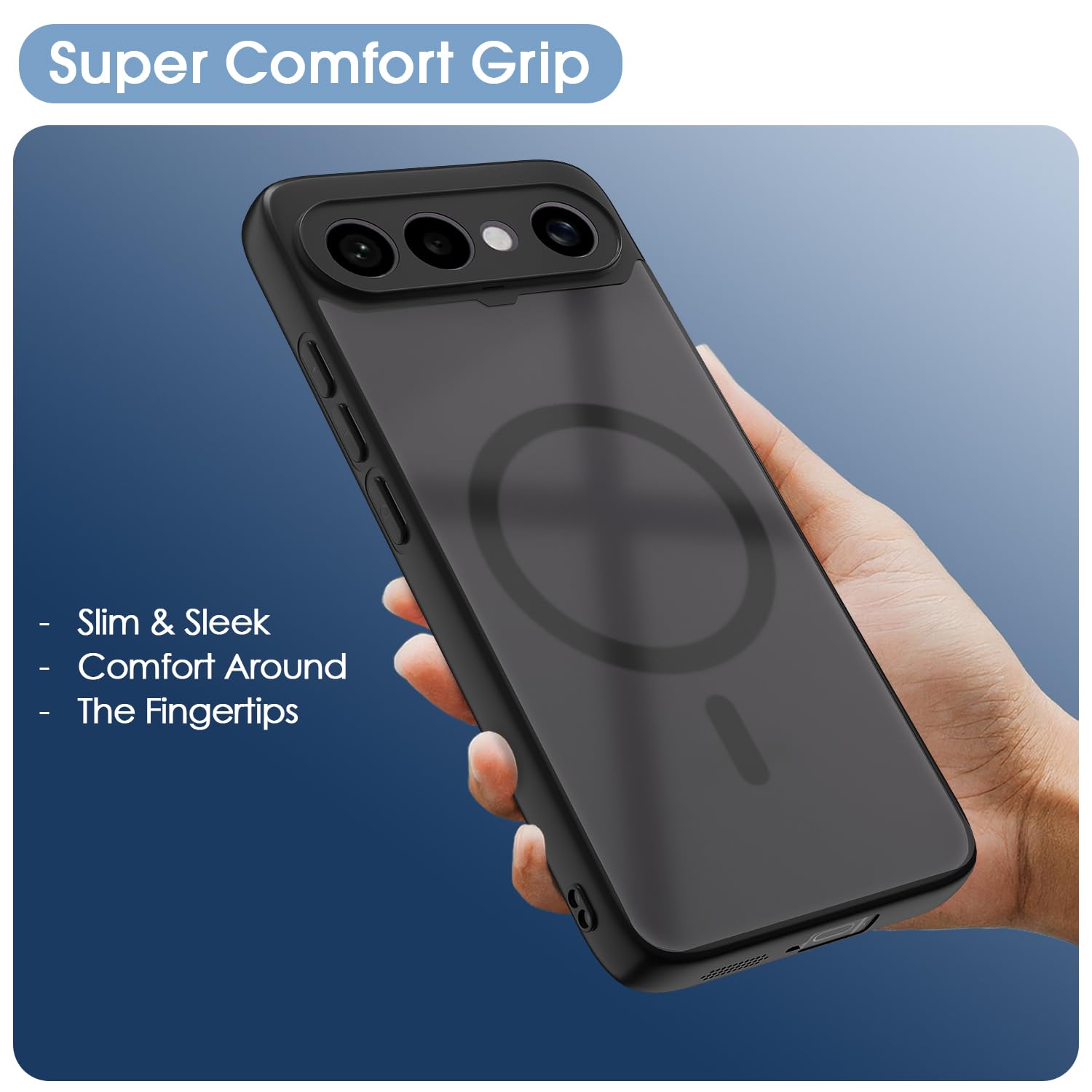 Pikkme Vivo X300 FE 5G black smoke mag-safe mobile cover – photo 6