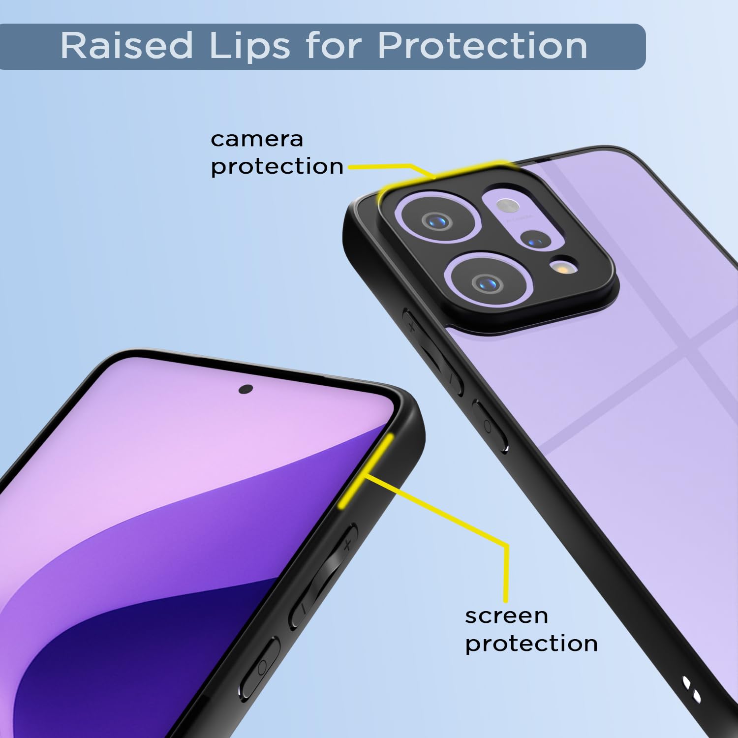Pikkme Oppo Reno 14 5G black mobile back cover – photo 4