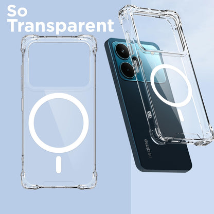 Pikkme Realme P4 Pro 5G transparent mag-safe mobile cover – photo 2