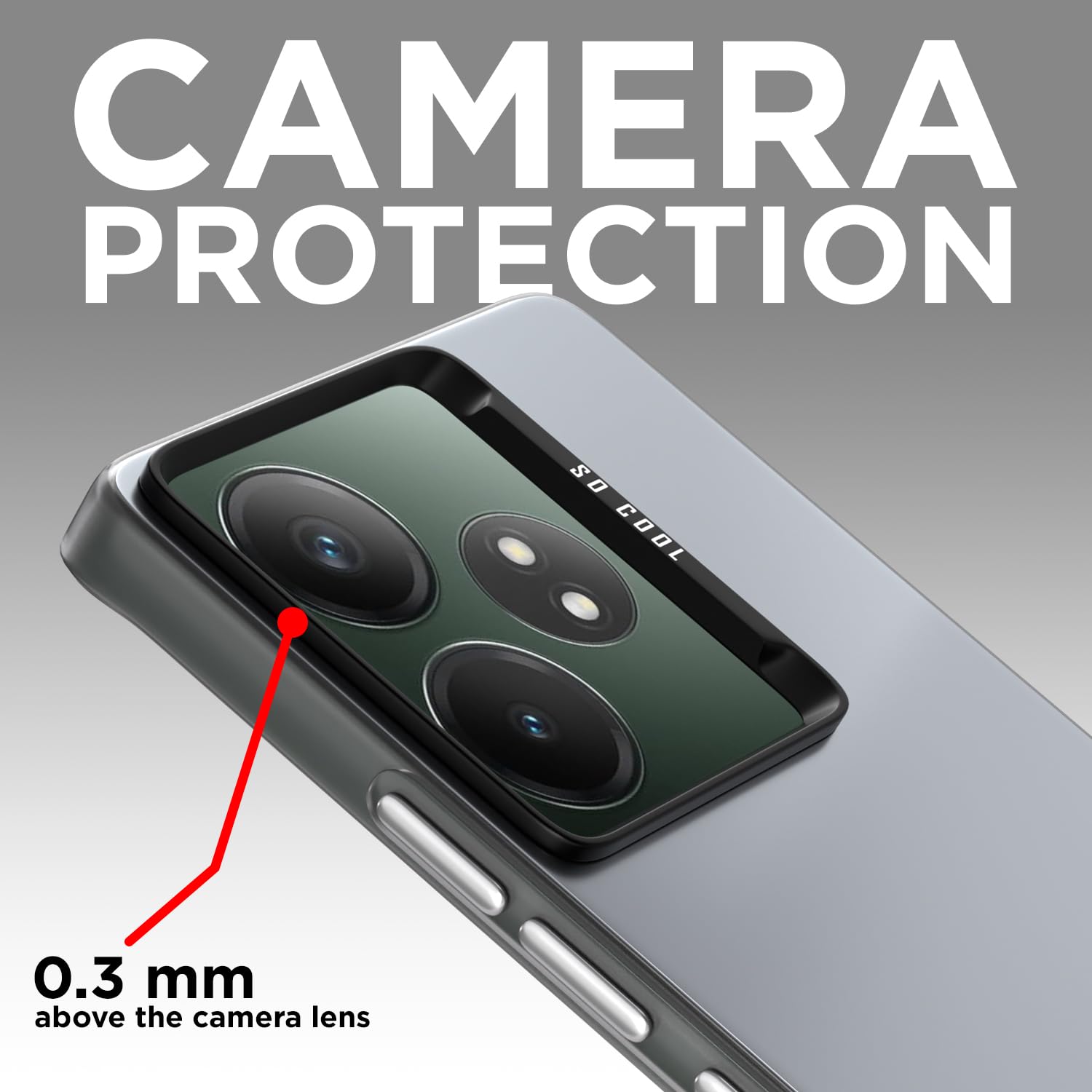 Pikkme Realme GT 6T 5G So Cool Matte Finish Back Cover (Silver)