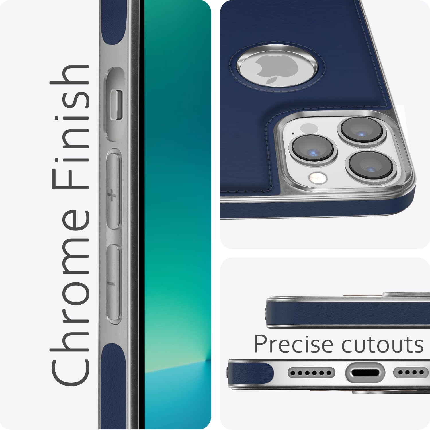 Blue Leatherback back cover for iPhone 13 Pro – Pikkme – photo 3