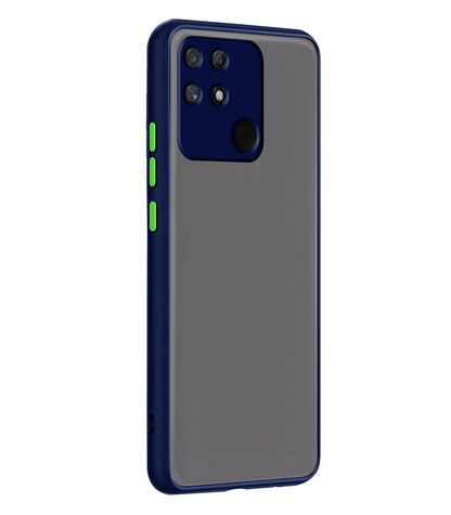 Realme Narzo 50A back cover in blue by Pikkme – photo 6