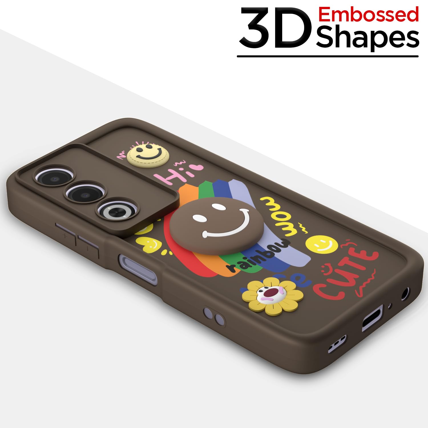 Pikkme brown phone cover for Oppo A3 Pro 5G – photo 3