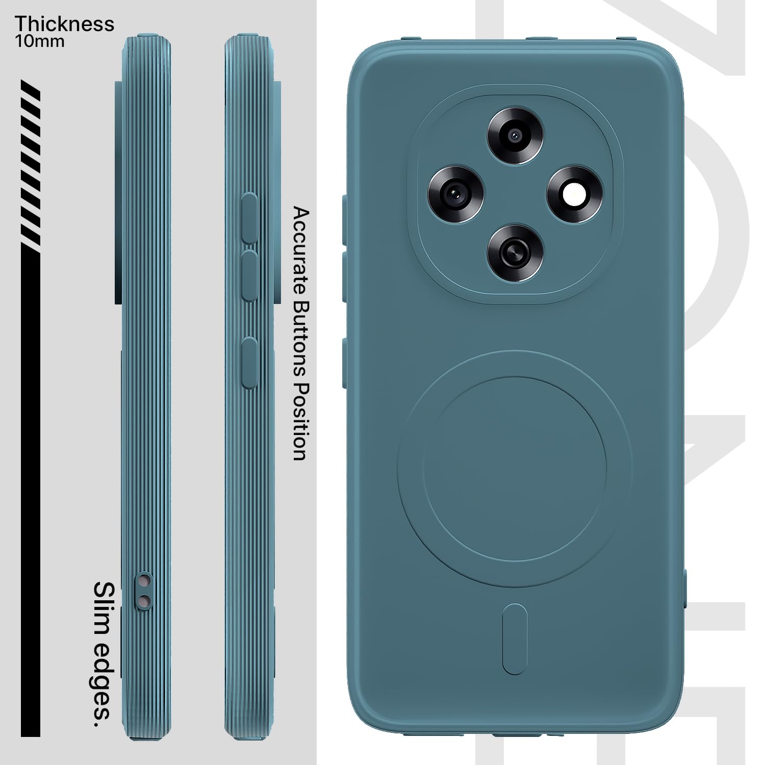Indigo mobile back cover for Oppo F31 Pro 5G – Pikkme – photo 3