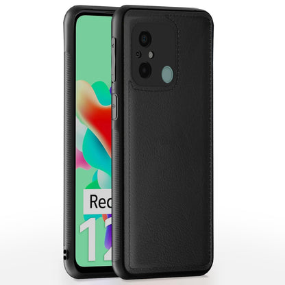 Black mobile back cover for Redmi 12C/Poco C55 – Pikkme