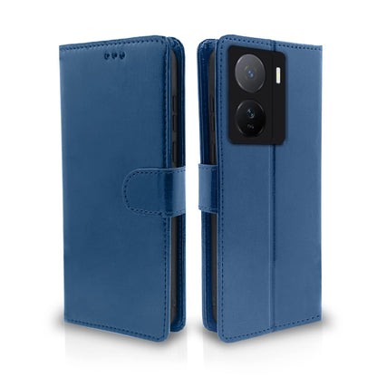 Pikkme iQOO Z7 5G / iQOO Z7s 5G Vintage Flip Cover | Blue