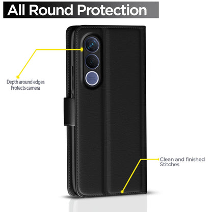 Pikkme Vivo V70 FE 5G black flip case – photo 4