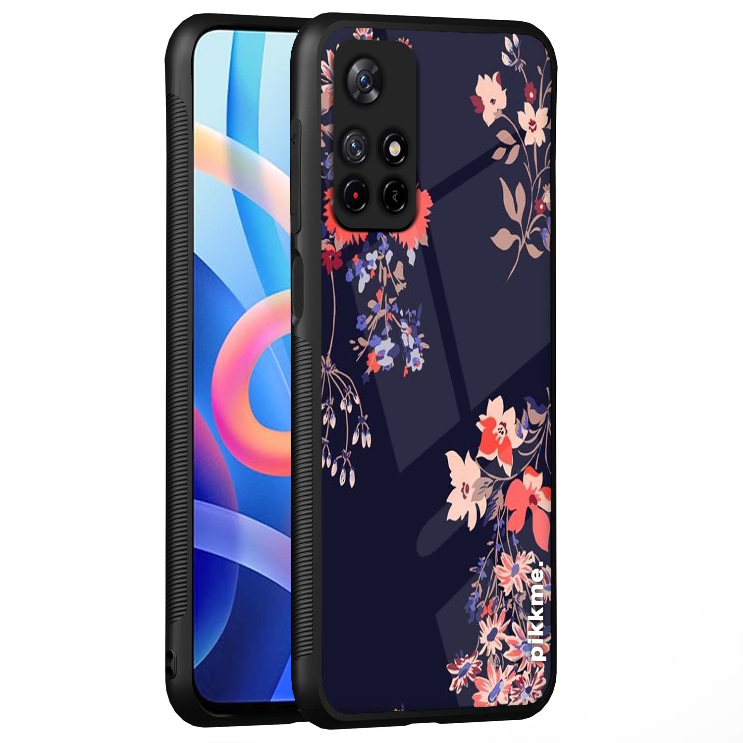 Pikkme Redmi Note 11T/Poco M4 Pro 5G Flower mobile cover