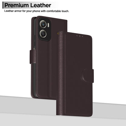 Moto G06 Power Wallet flip case in coffee by Pikkme – photo 2