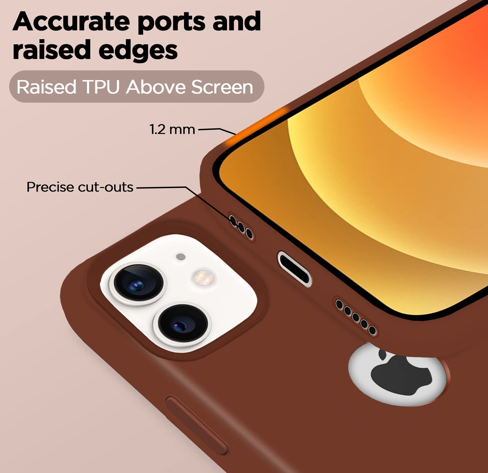 Pikkme iPhone 12 Mini brown mobile cover – photo 6