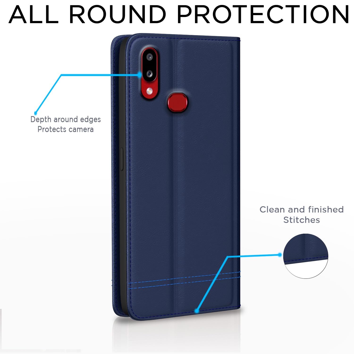 Pikkme blue flip cover for Samsung A10s – photo 4