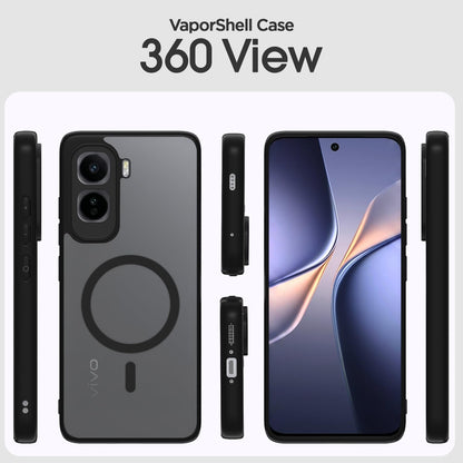 Vivo T5 Pro 5G mobile cover in black smoke mag-safe by Pikkme – photo 2