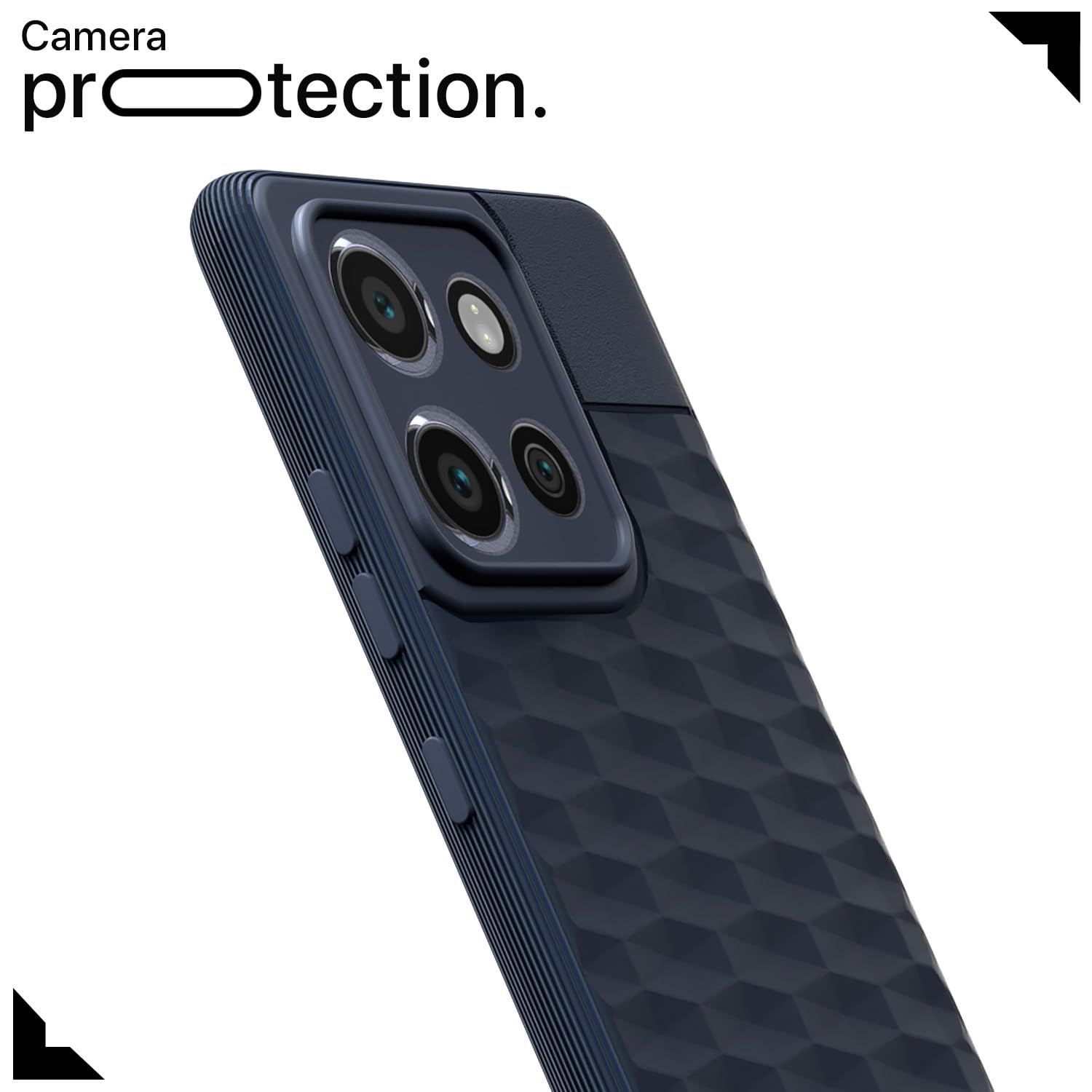 Moto G86 5G Silicone mobile cover in blue by Pikkme – photo 5