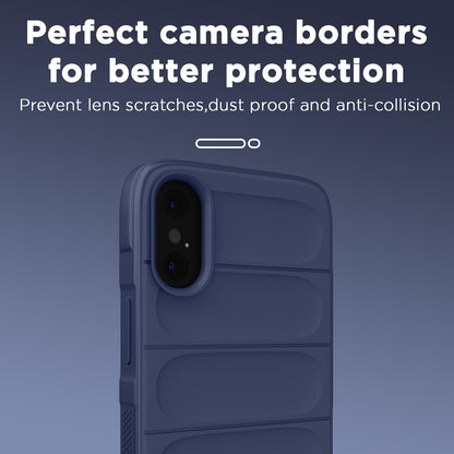 Pikkme iPhone X/XS Liquid Silicone blue mobile back cover – photo 7