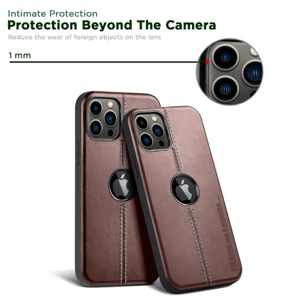 Brown Leather mobile cover for iPhone 13 Pro Max – Pikkme – photo 6