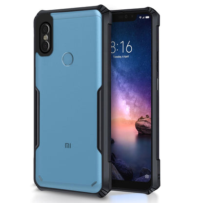 Redmi Note 6 Pro Hybrid mobile back cover in black by Pikkme