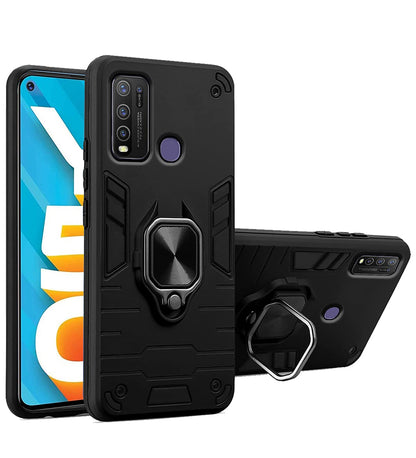 Pikkme black D5 Tough Armor mobile cover for Vivo Y50