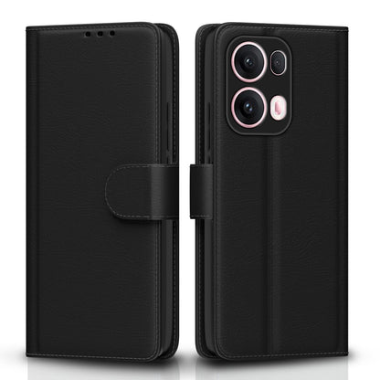 Pikkme Oppo Reno 13 Pro 5G Wallet black wallet flip cover