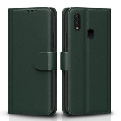 Pikkme Vivo Y91/Y93/Y95 Wallet green mobile flip cover