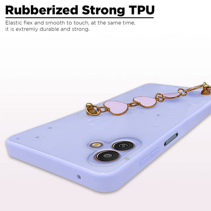Samsung M13 5G Chain phone cover in purple by Pikkme – photo 5