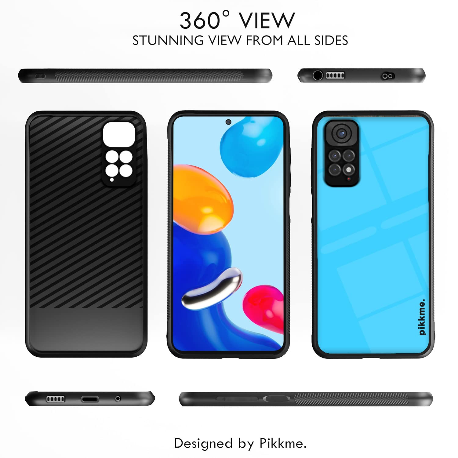 Pikkme Hybrid mobile back cover for Redmi Note 11/Note 11s – photo 2