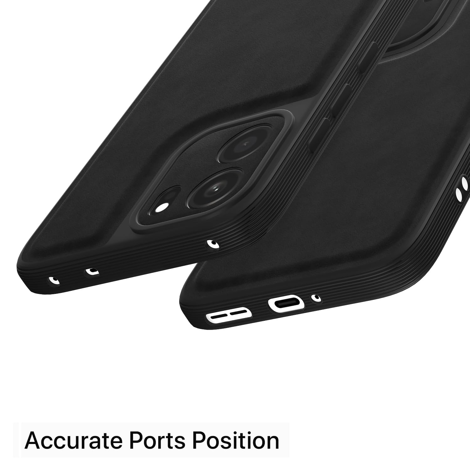 OnePlus Nord CE 6 5G Leather mobile back cover in black by Pikkme – photo 4