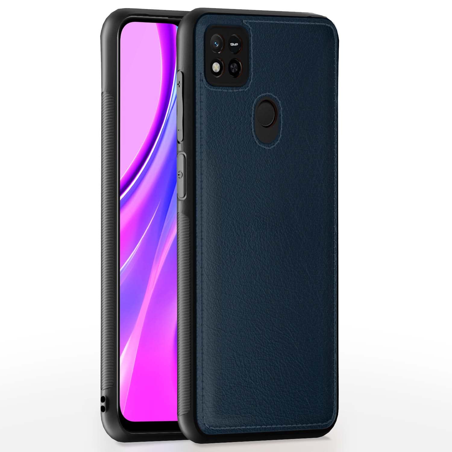 Blue back cover for Redmi 10A/9/9C – Pikkme