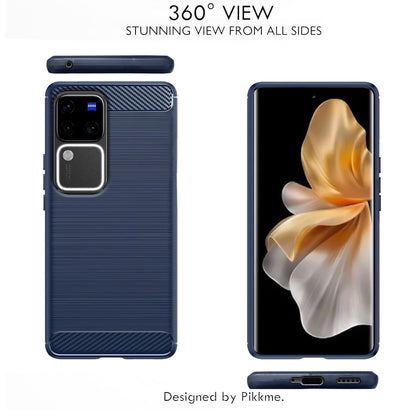 Pikkme Vivo V30 Pro 5G Hybrid blue mobile back cover – photo 2