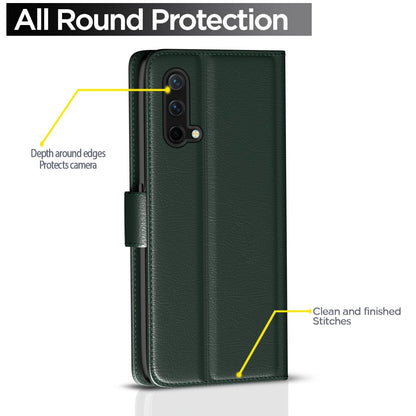 Green wallet flip cover for OnePlus Nord CE 5G – Pikkme – photo 4