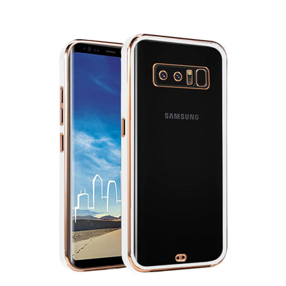 White Chrome phone cover for Samsung Note 8 – Pikkme
