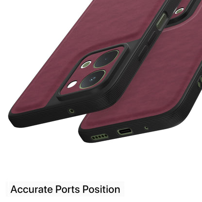 Pikkme Vivo T5x/Y51 Pro/iQOO Z11x 5G Leather purple back cover – photo 4