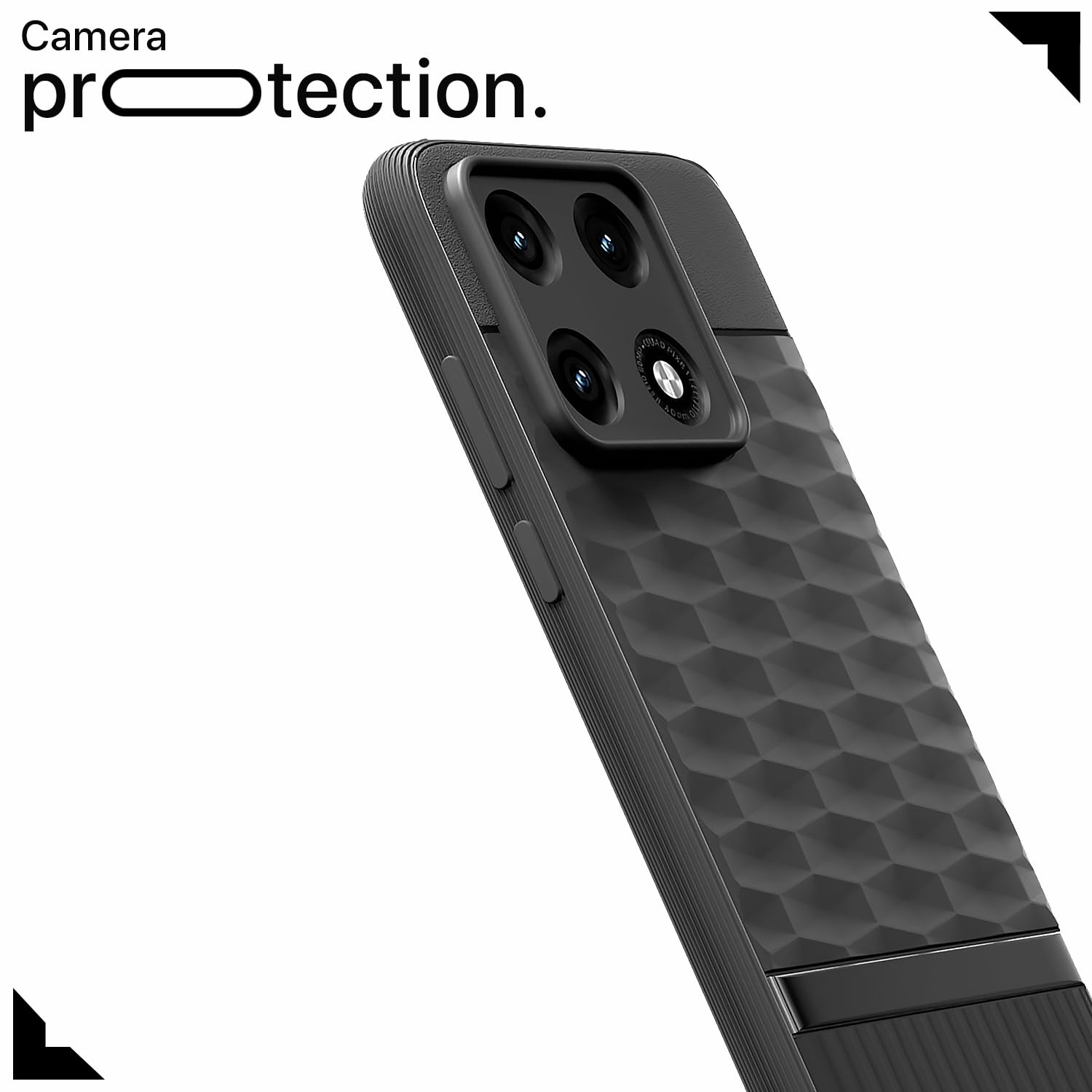 Moto Edge 70 Pro 5G phone cover in black by Pikkme – photo 5