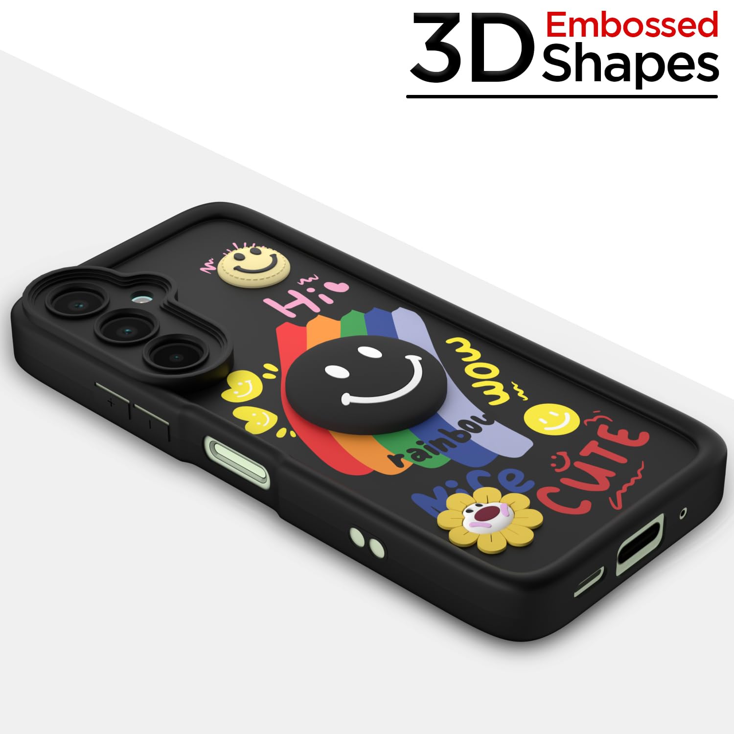 Pikkme black mobile back cover for Samsung M16 5G – photo 3