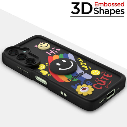 Pikkme black mobile back cover for Samsung M16 5G – photo 3