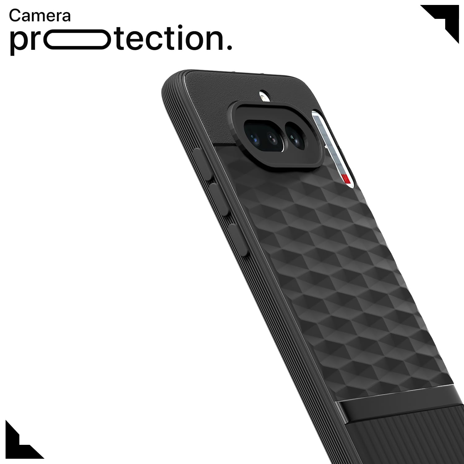 Nothing Phone 4a 5G Silicone mobile cover in black by Pikkme – photo 5