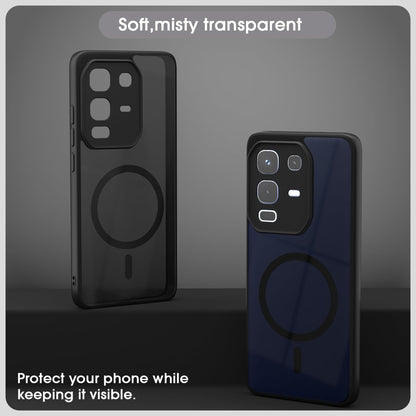 Pikkme Infinix Note 50s 5G black smoke mag-safe mobile back cover – photo 3