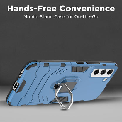 Pikkme Samsung Galaxy S21 Fe 5G D5 Tough Armor Back Cover | Blue