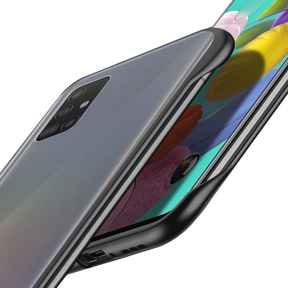 Samsung A51 Frameless phone cover in black by Pikkme – photo 2