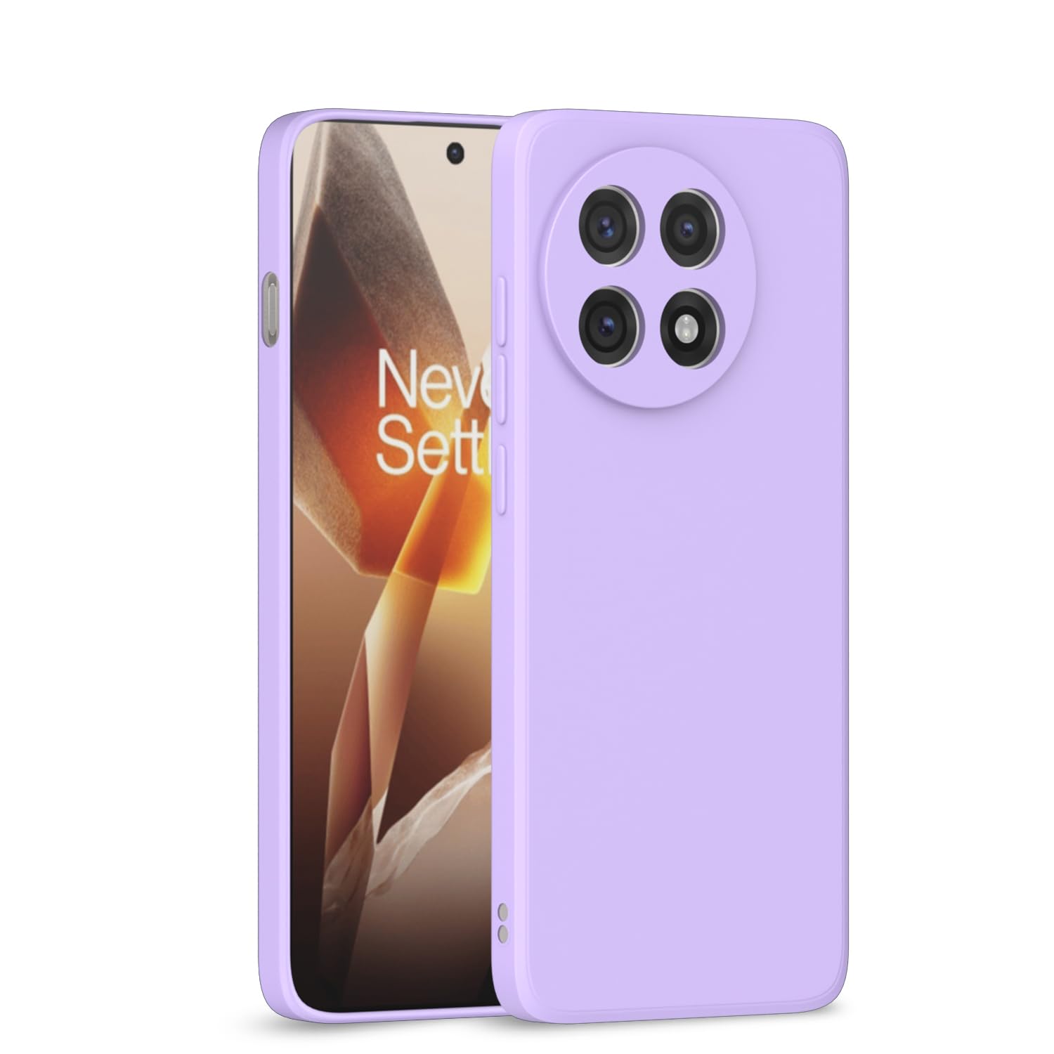 Pikkme OnePlus 13R 5G Matte purple mobile back cover