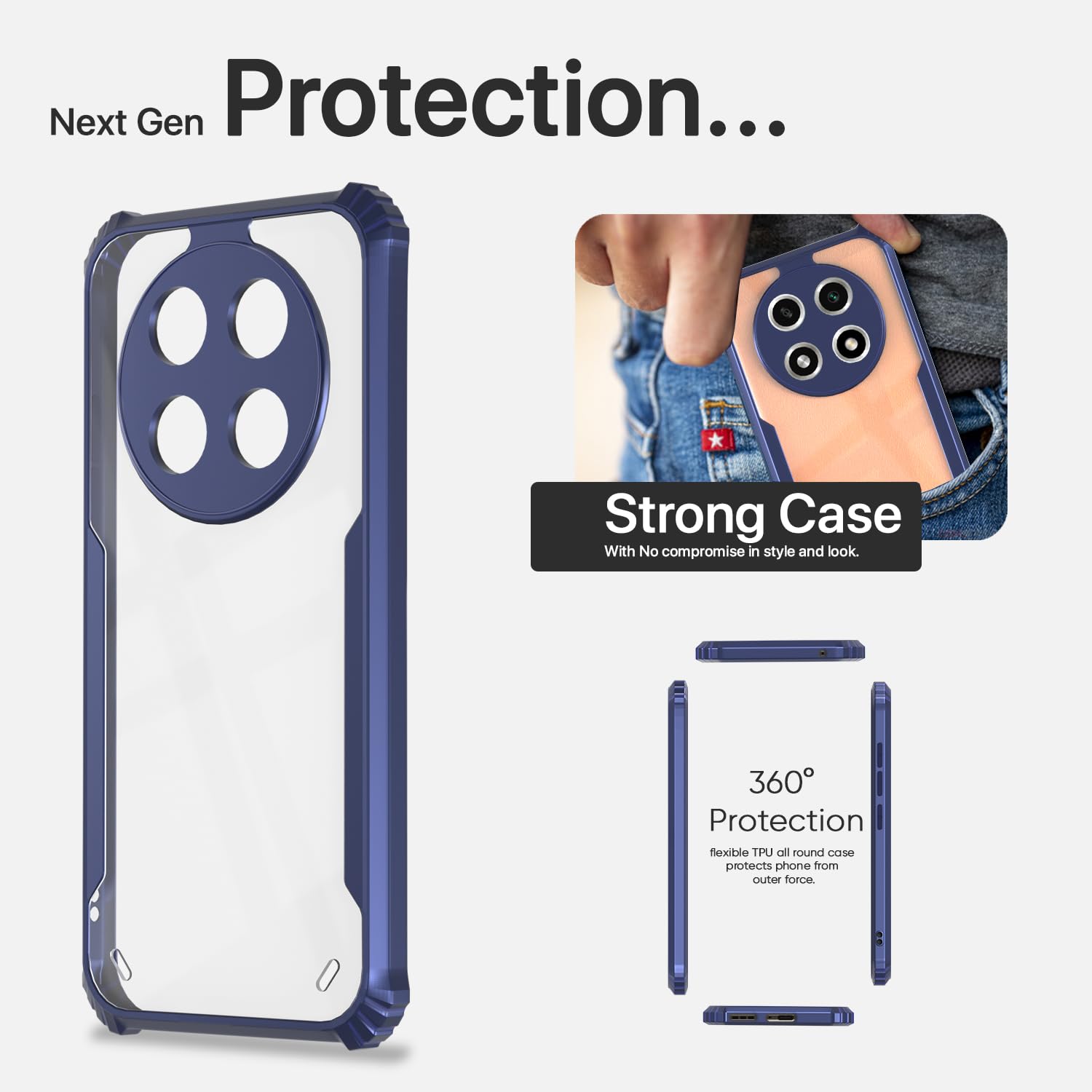 Pikkme Oppo A2 Pro 5G blue phone cover – photo 6