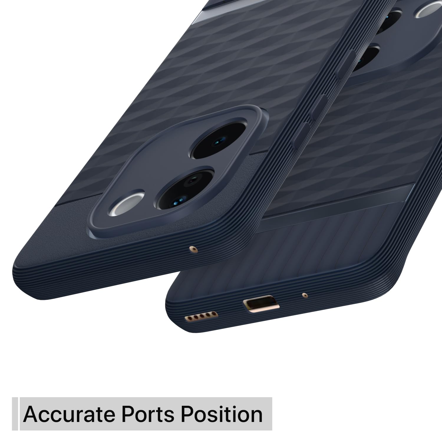 Pikkme Vivo T3 Pro 5G / iQOO Z9s Pro 5G Gencase Back Cover (Blue)