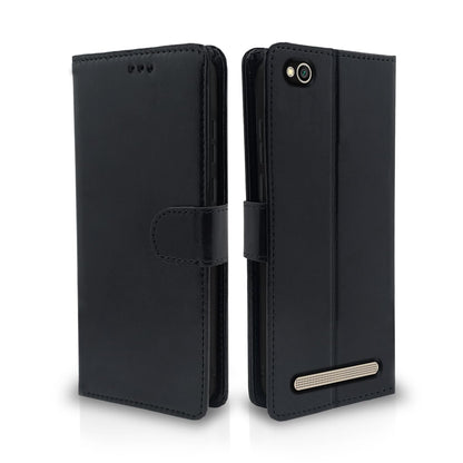 Black Wallet wallet flip cover for Redmi 5A – Pikkme