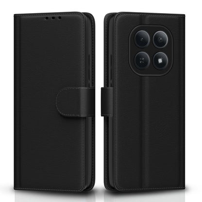 Redmi Note 15 5G Wallet mobile flip cover in black by Pikkme